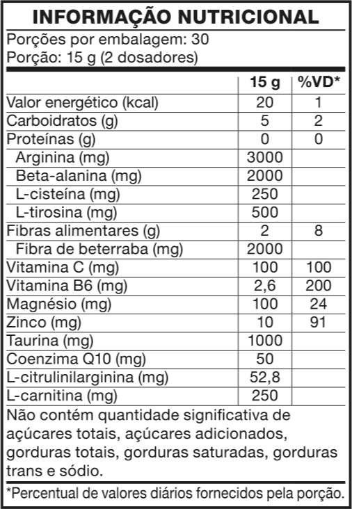 Meteoro Preworkout Night – Pré-Treino Sem Cafeína Pegasus Nutrition 450g (Limão) - Imagem 2