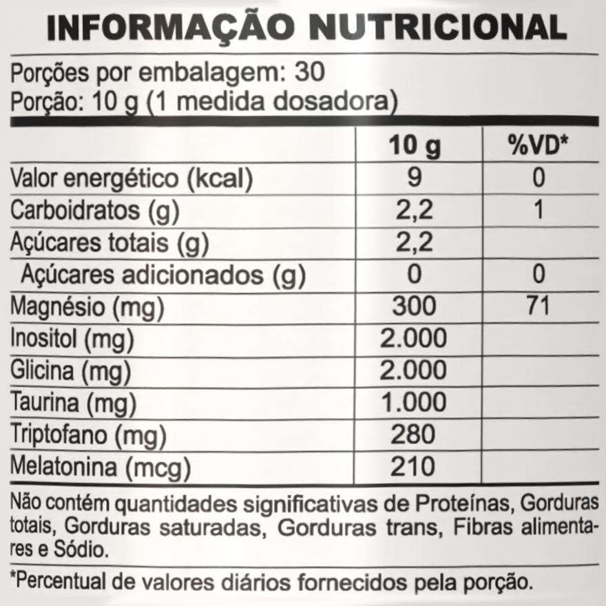 RESET - Magnésio + Inositol 300g Sabor Maracujá | Pegasus Nutrition - Imagem 3